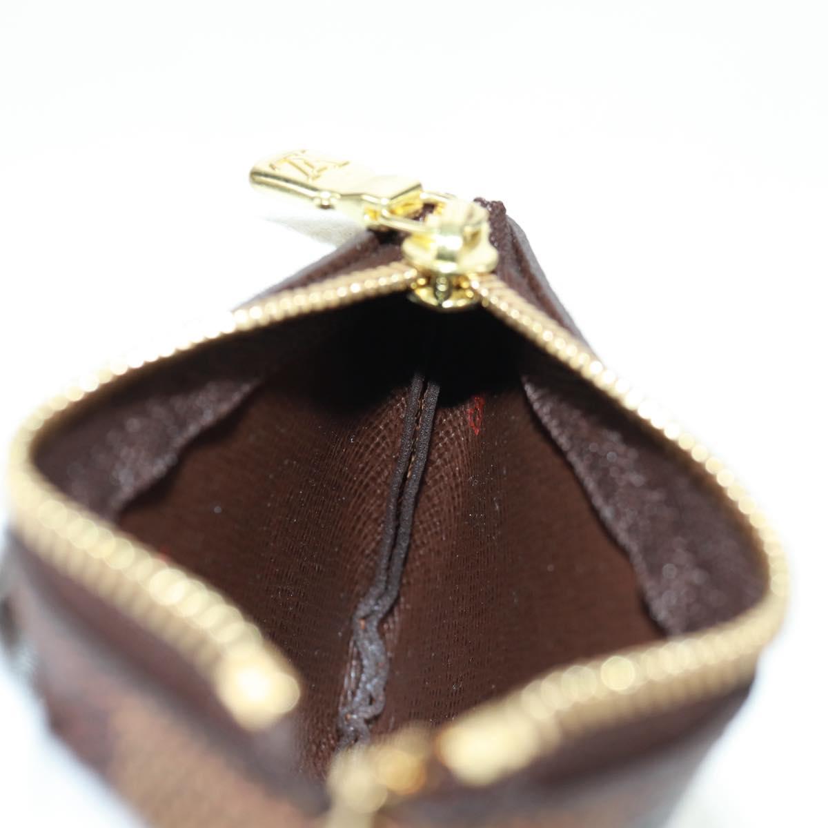 LOUIS VUITTON Damier Ebene Pochette Cles Coin Purse N62658 LV Auth am10246AV