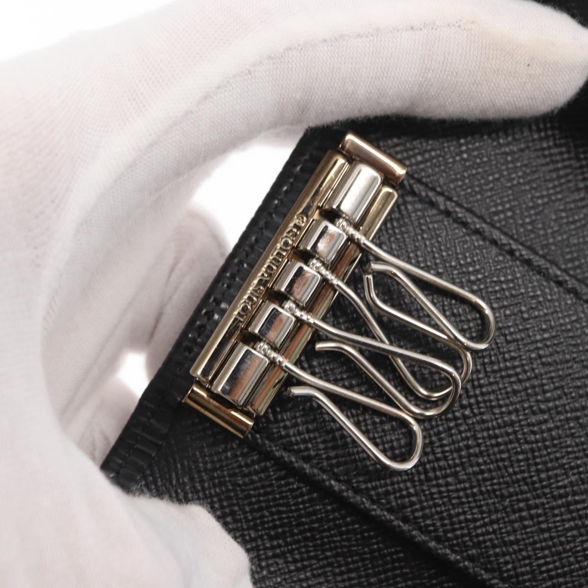 LOUIS VUITTON Epi Multicles 4 Key Case Noir M63822 LV Auth am10266V