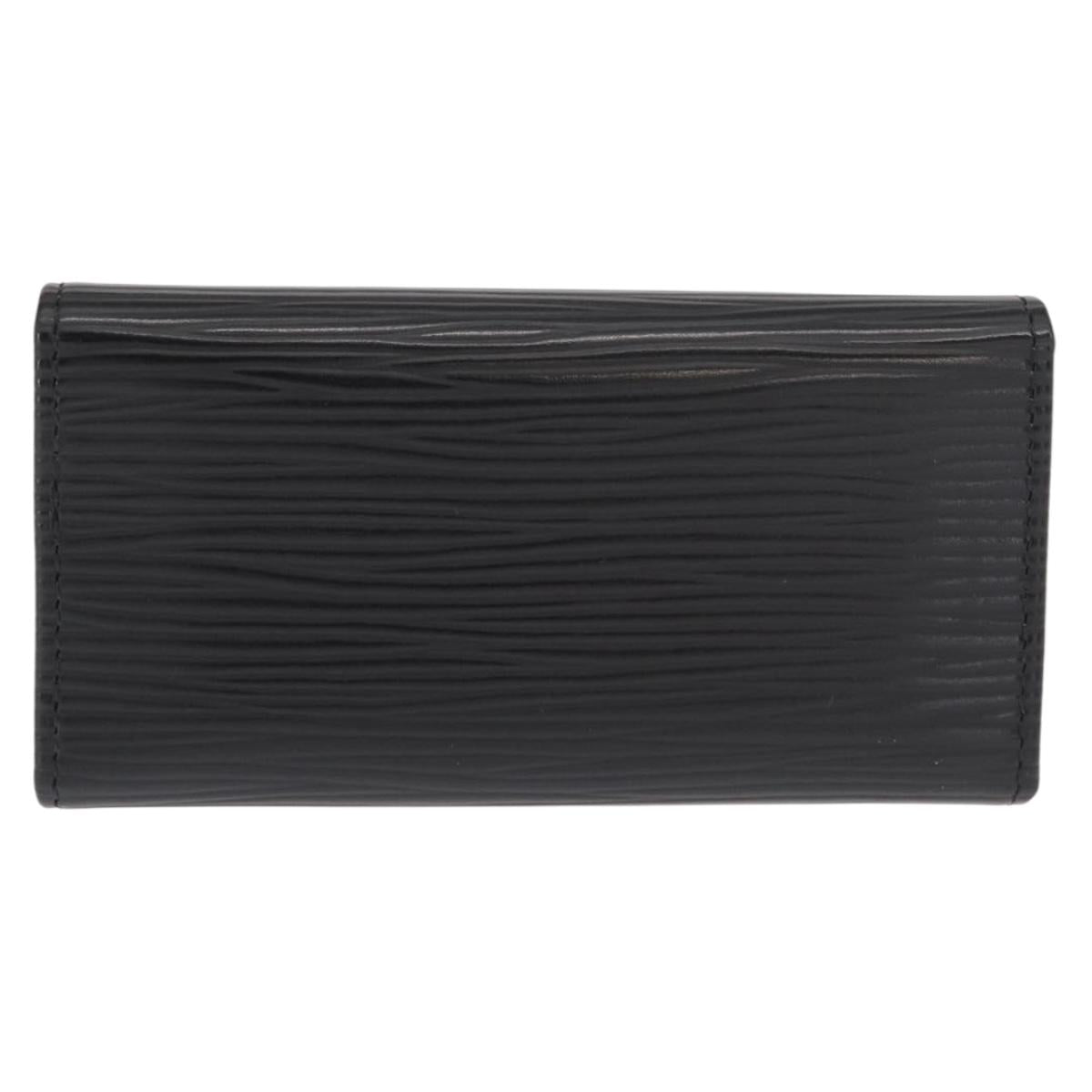 LOUIS VUITTON Epi Multicles 4 Key Case Noir M63822 LV Auth am10266V