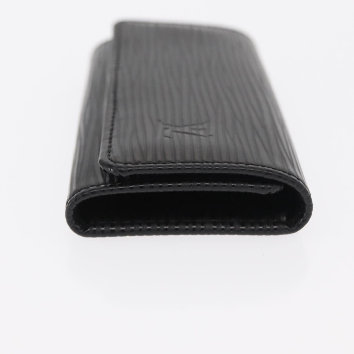 LOUIS VUITTON Epi Multicles 4 Key Case Noir M63822 LV Auth am10266V