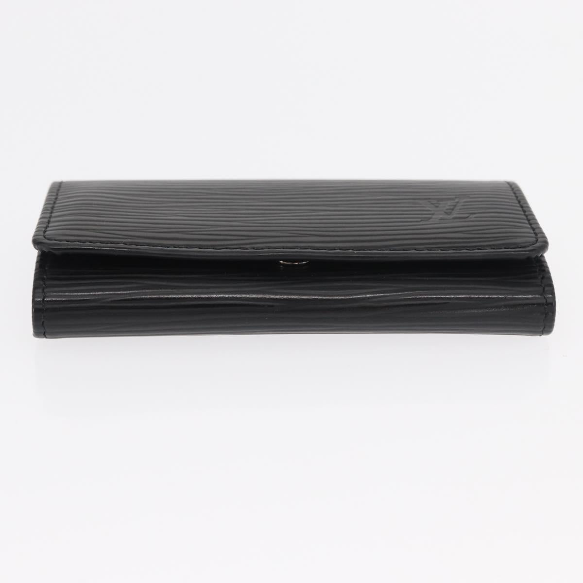 LOUIS VUITTON Epi Multicles 4 Key Case Noir M63822 LV Auth am10266V