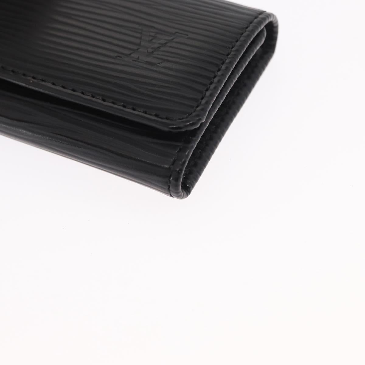 LOUIS VUITTON Epi Multicles 4 Key Case Noir M63822 LV Auth am10266V