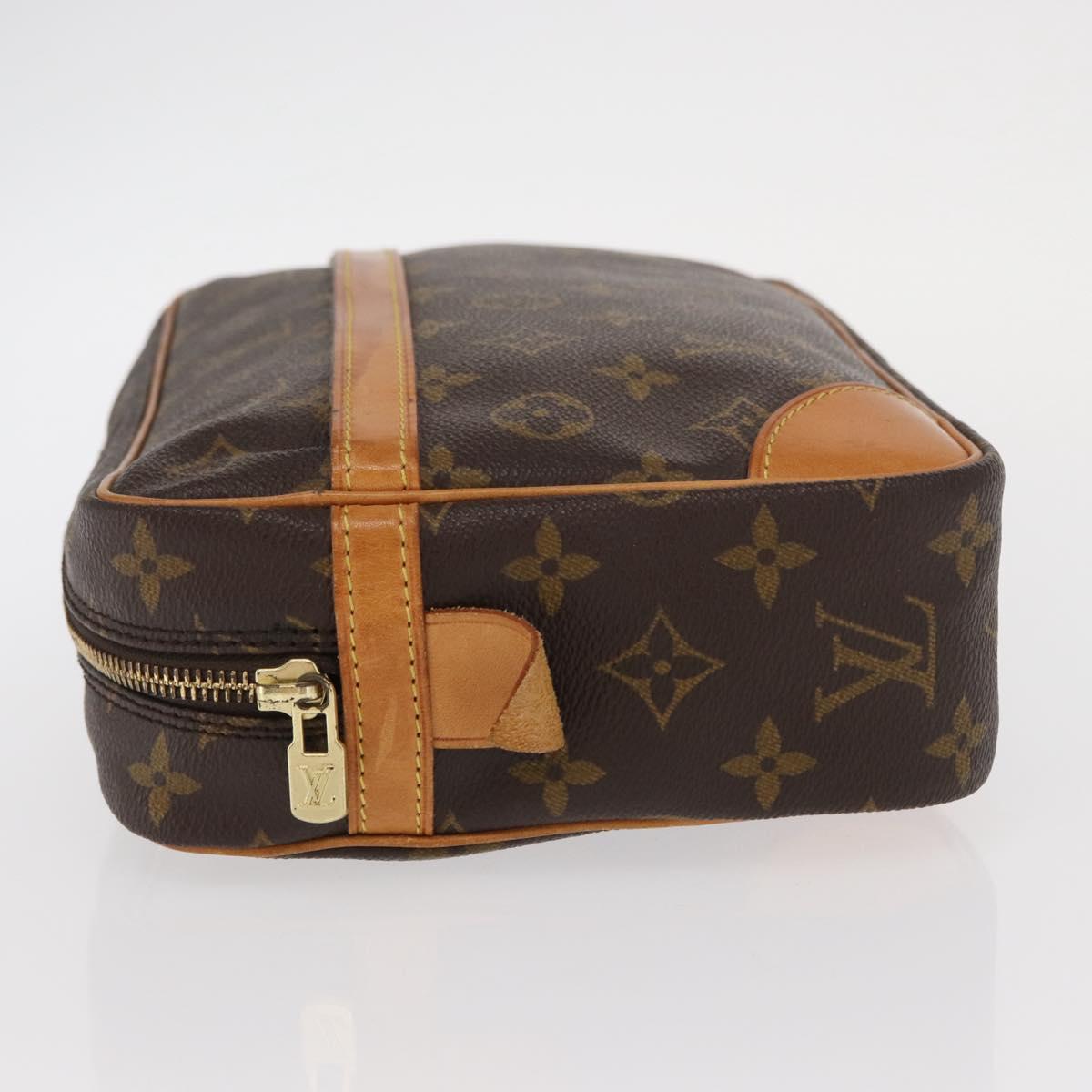 LOUIS VUITTON Monogram Compiegne 28 Clutch Bag M51845 LV Auth am10267