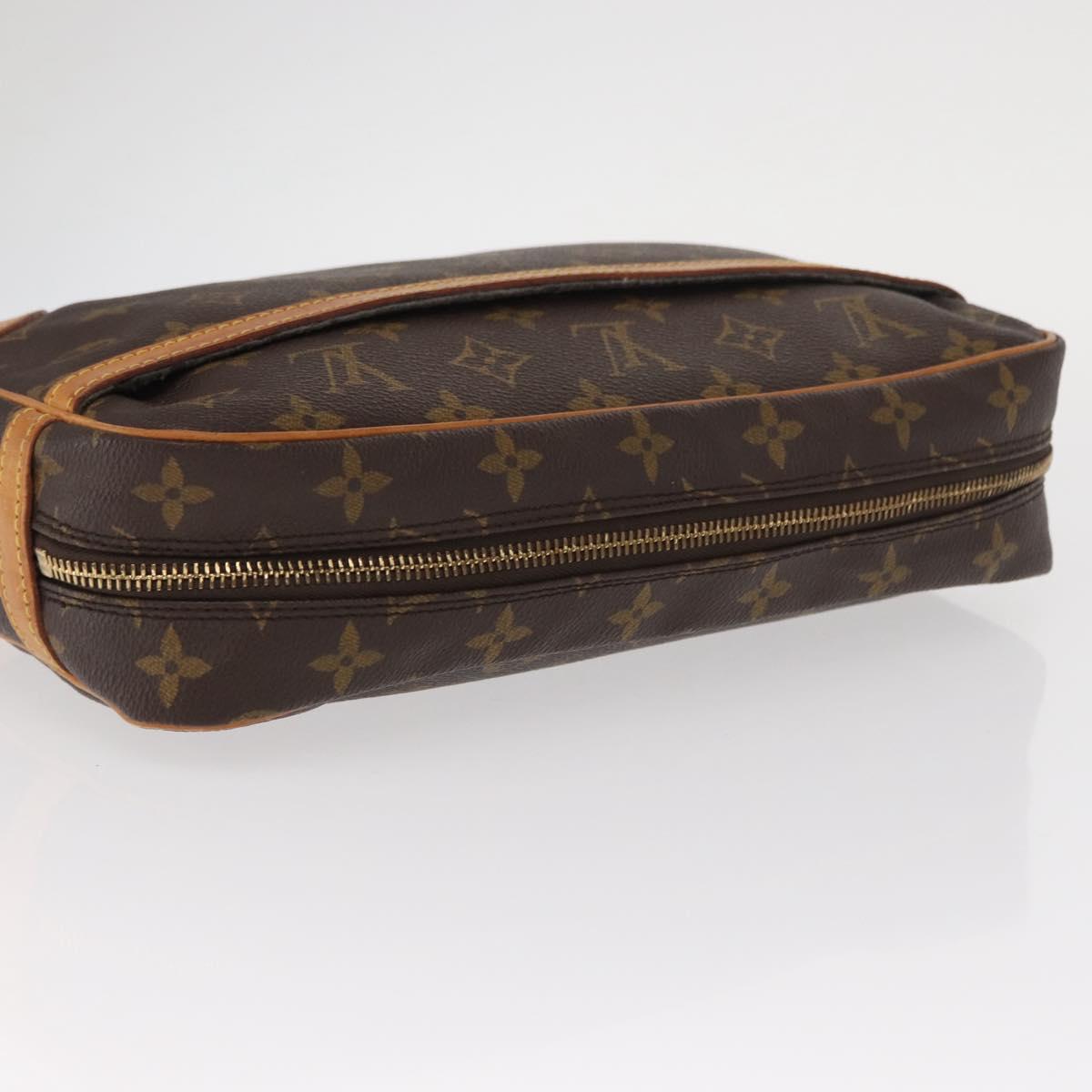 LOUIS VUITTON Monogram Compiegne 28 Clutch Bag M51845 LV Auth am10267