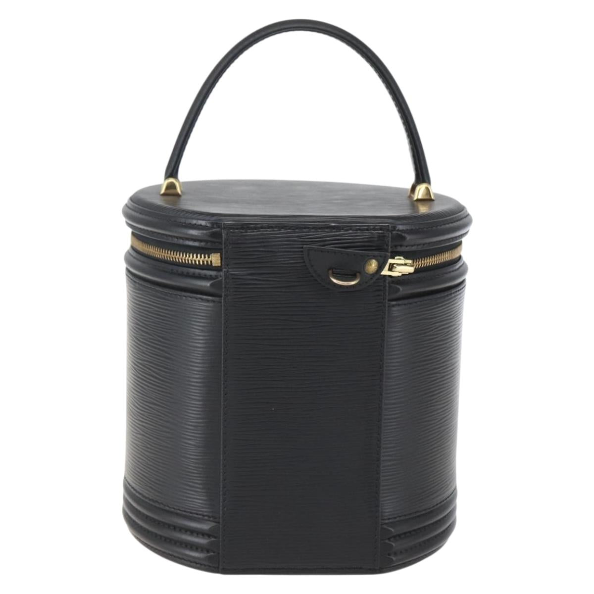 LOUIS VUITTON Epi Cannes Hand Bag Black M48032 LV Auth am10274