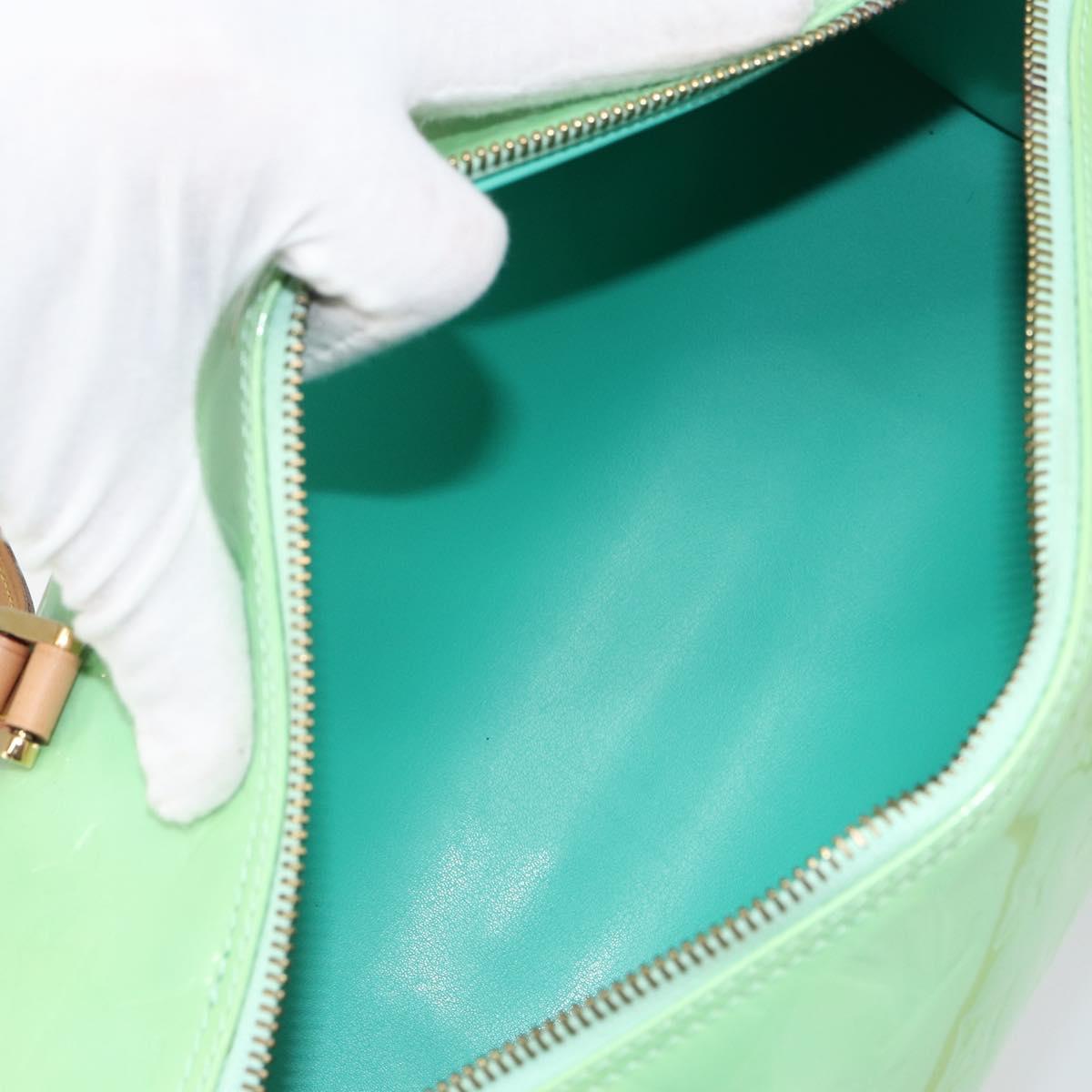 LOUIS VUITTON Monogram Vernis Bedford Hand Bag Peppermint M91309 Auth am10301V