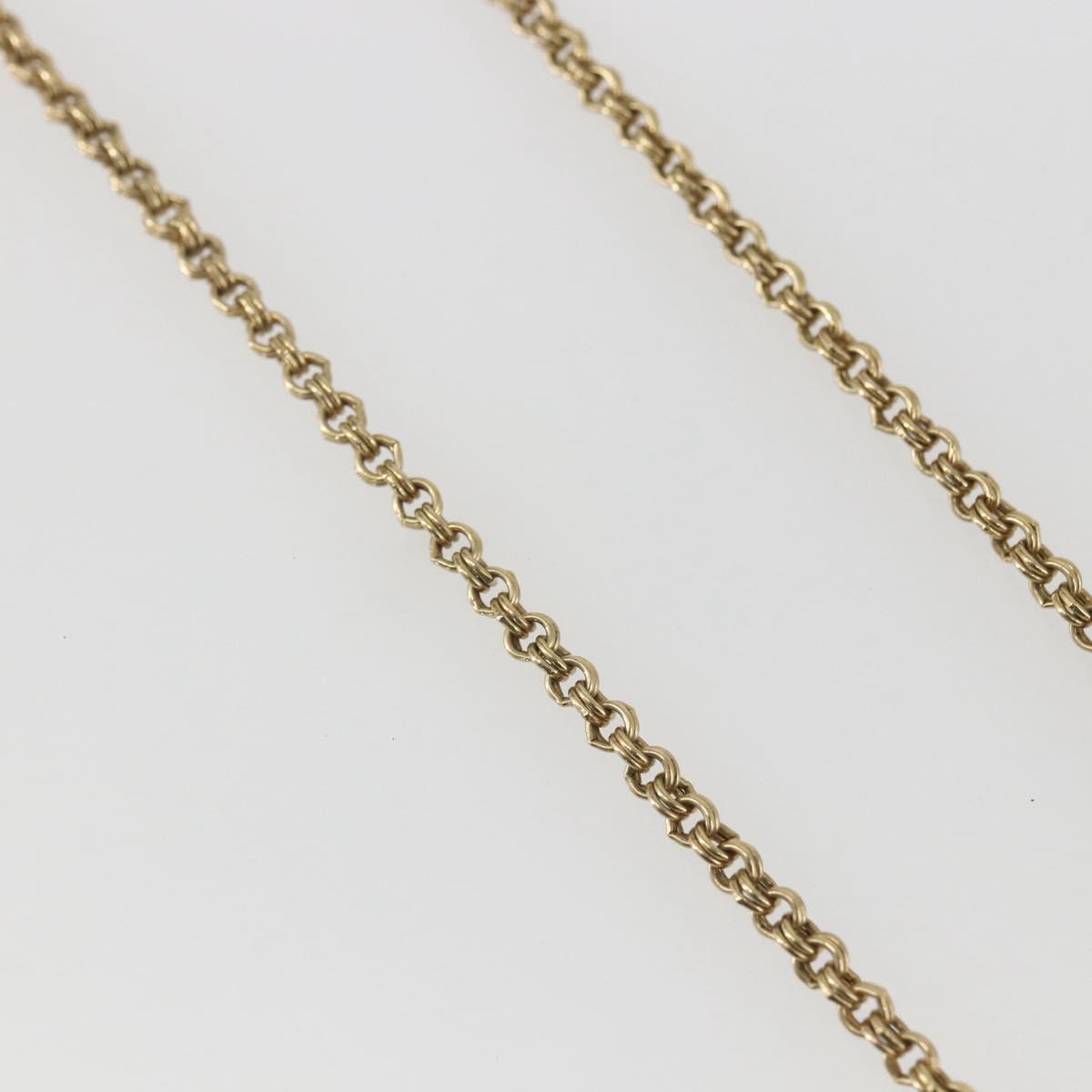 Christian Dior Necklace metal Gold Tone Auth am10310