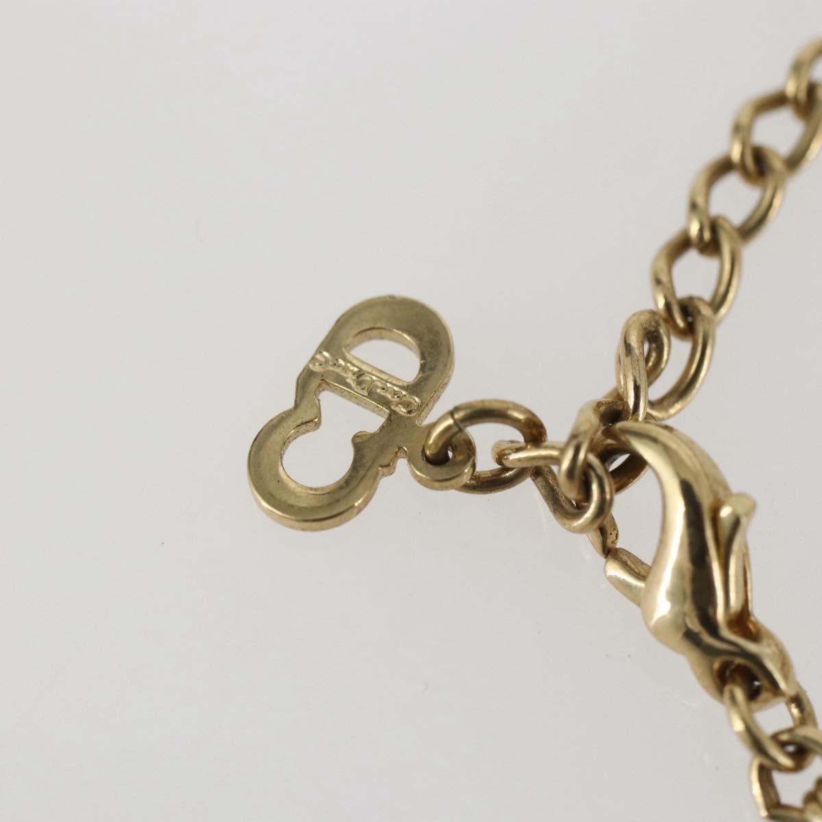 Christian Dior Necklace metal Gold Tone Auth am10310