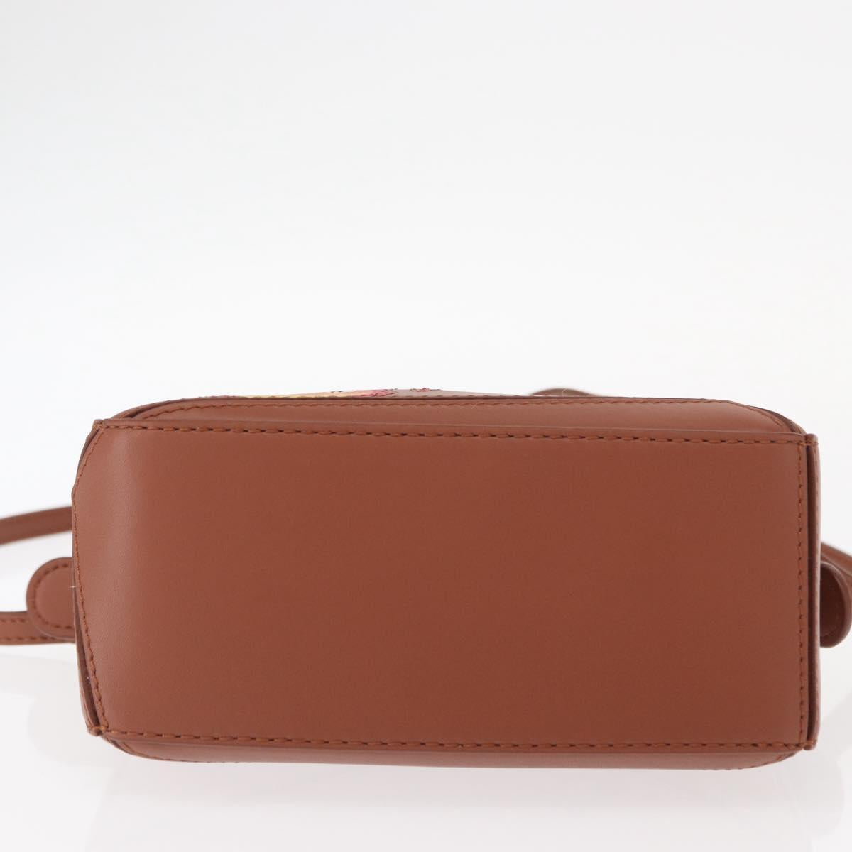 LOEWE Mini Puzzle Loewe x Studio Ghibli Calcifer Bag 2way Brown Auth am10317SM