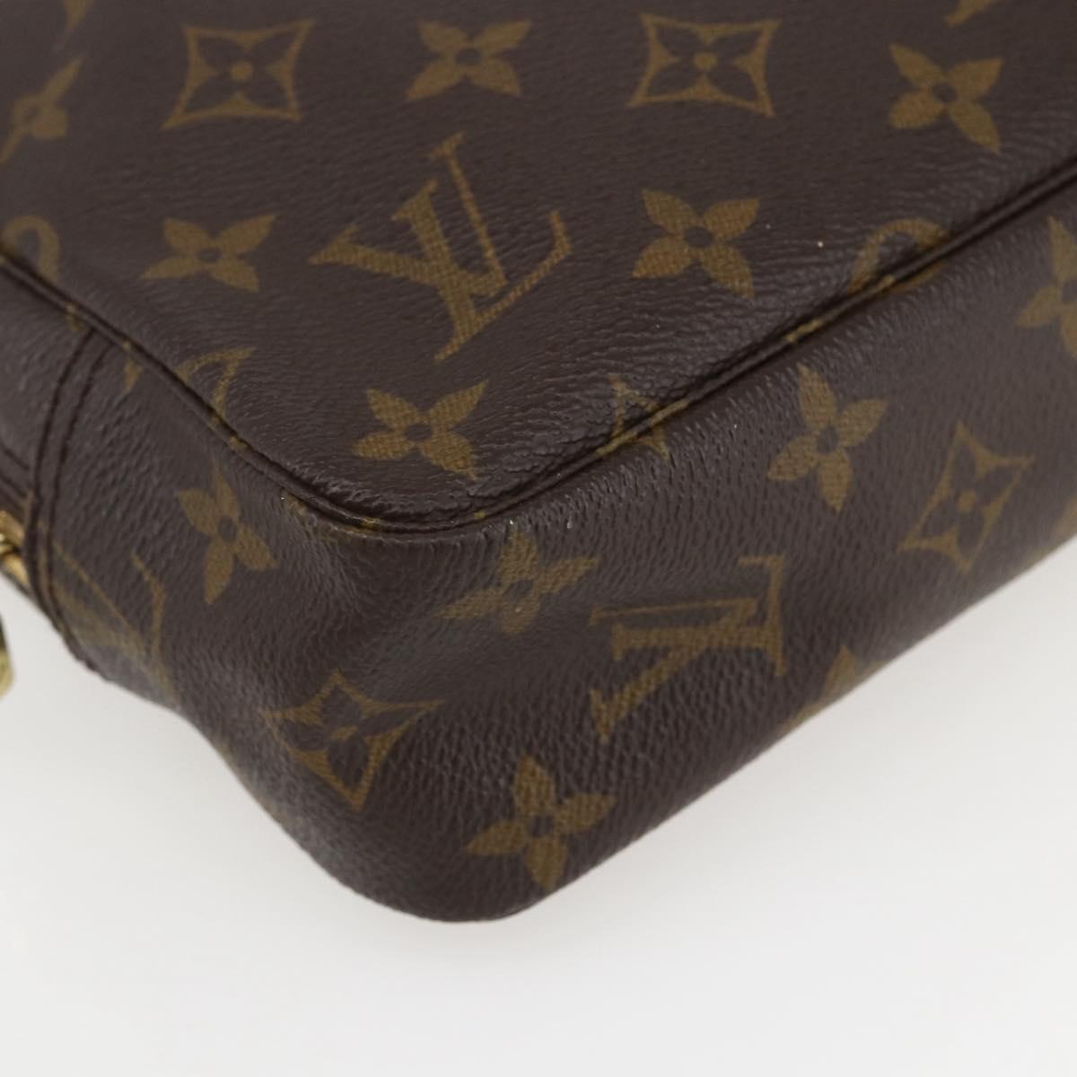 LOUIS VUITTON Monogram Trousse Toilette 23 Clutch Bag M47524 LV Auth am10349