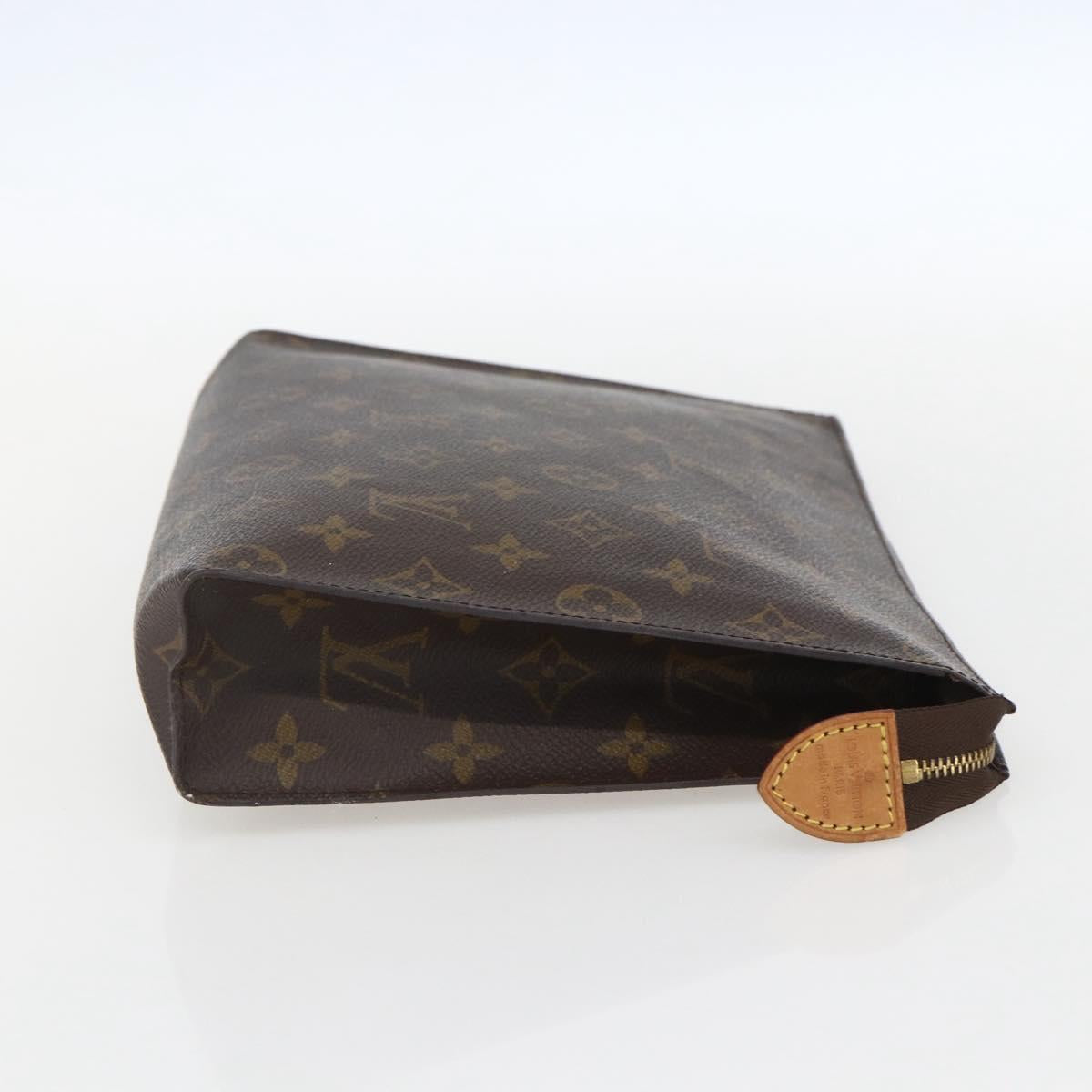 LOUIS VUITTON Monogram Poche Toilette 26 Pouch M47542 LV Auth am10350