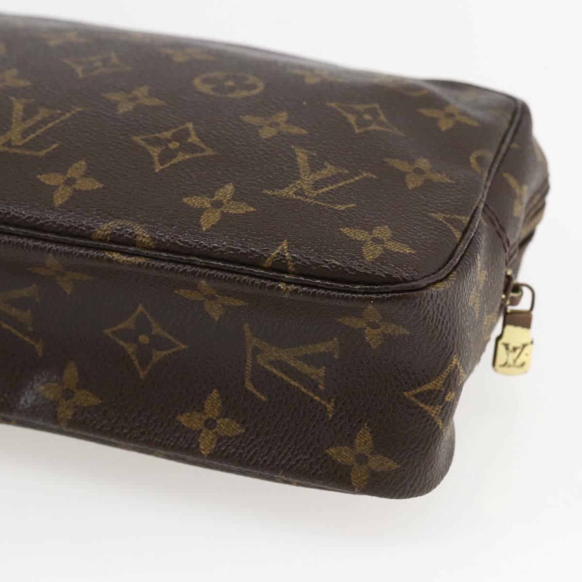 LOUIS VUITTON Monogram Trousse Toilette 23 Clutch Bag M47524 LV Auth am10355