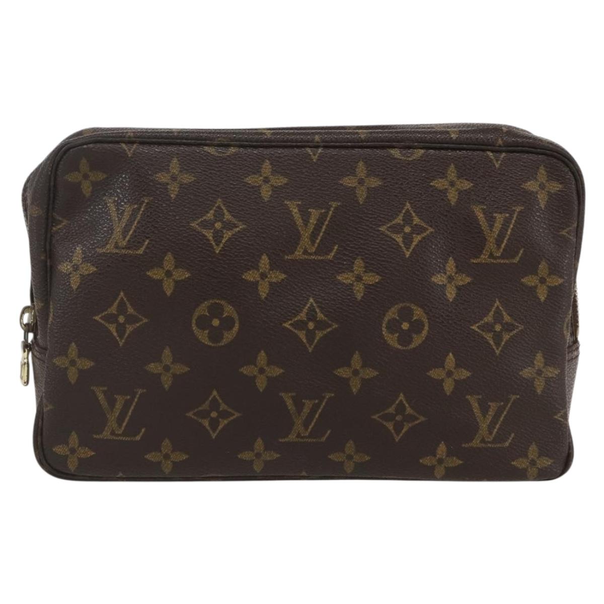 LOUIS VUITTON Monogram Trousse Toilette 23 Clutch Bag M47524 LV Auth am10355