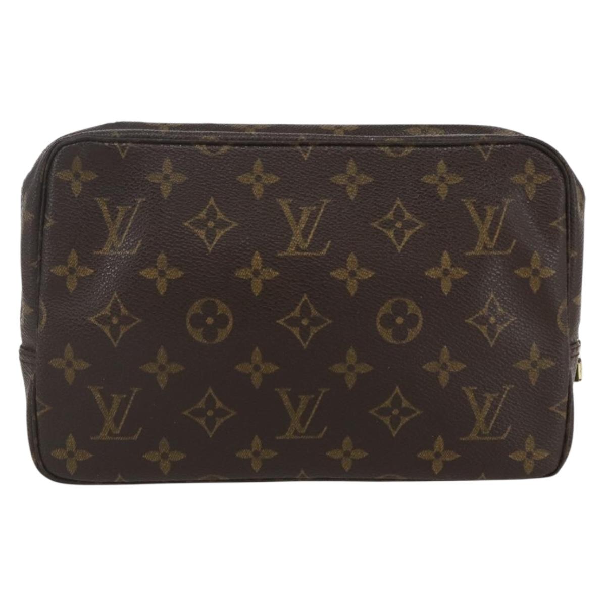 LOUIS VUITTON Monogram Trousse Toilette 23 Clutch Bag M47524 LV Auth am10355