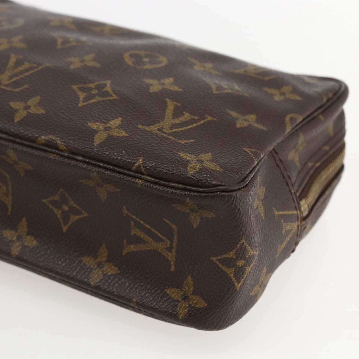 LOUIS VUITTON Monogram Trousse Toilette 23 Clutch Bag M47524 LV Auth am10355
