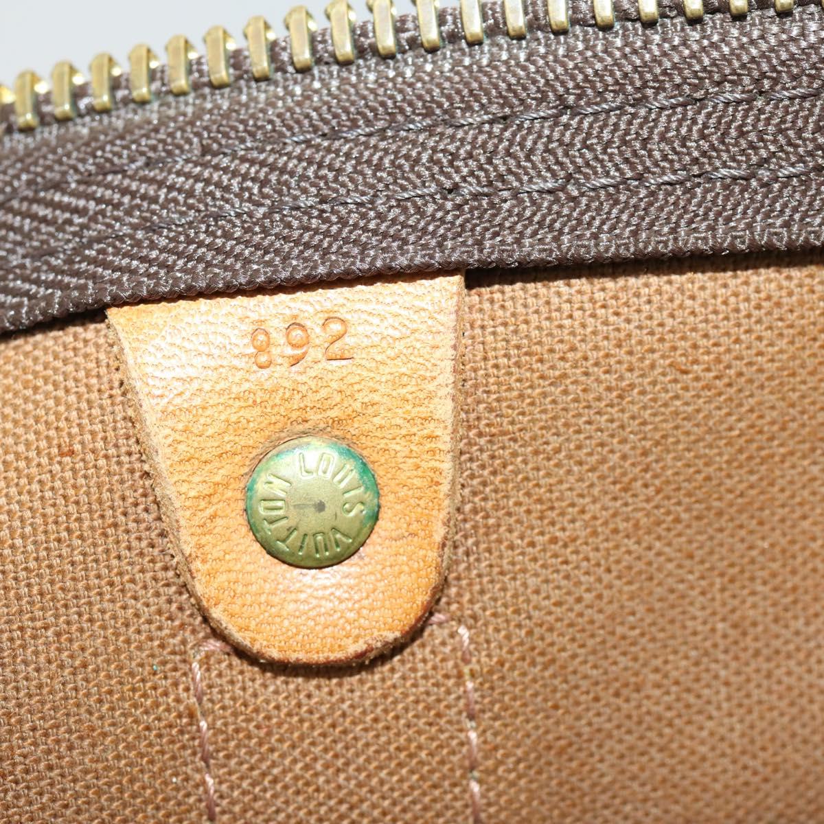 LOUIS VUITTON Monogram Keepall 60 Boston Bag M41422 LV Auth am10371