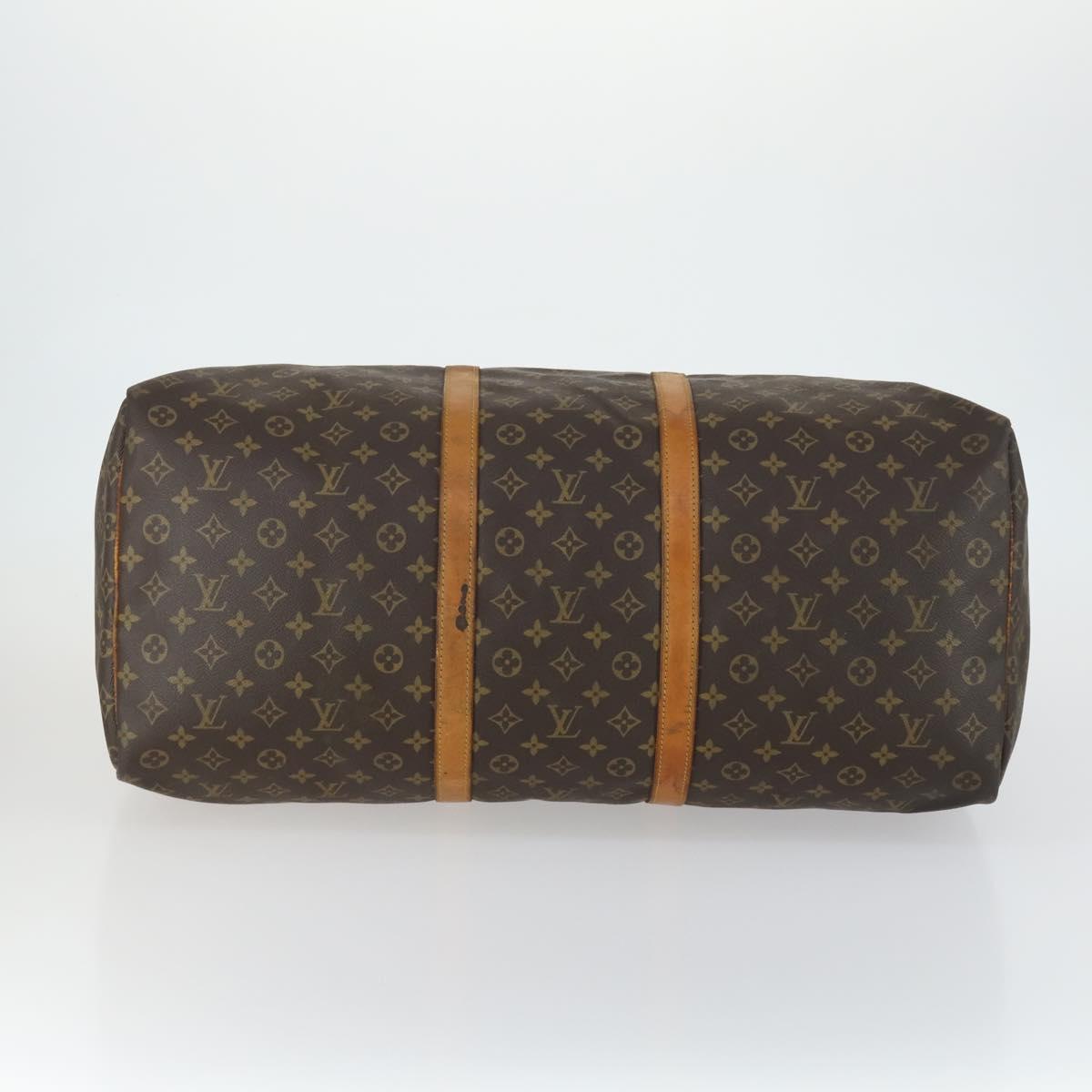 LOUIS VUITTON Monogram Keepall 60 Boston Bag M41422 LV Auth am10373