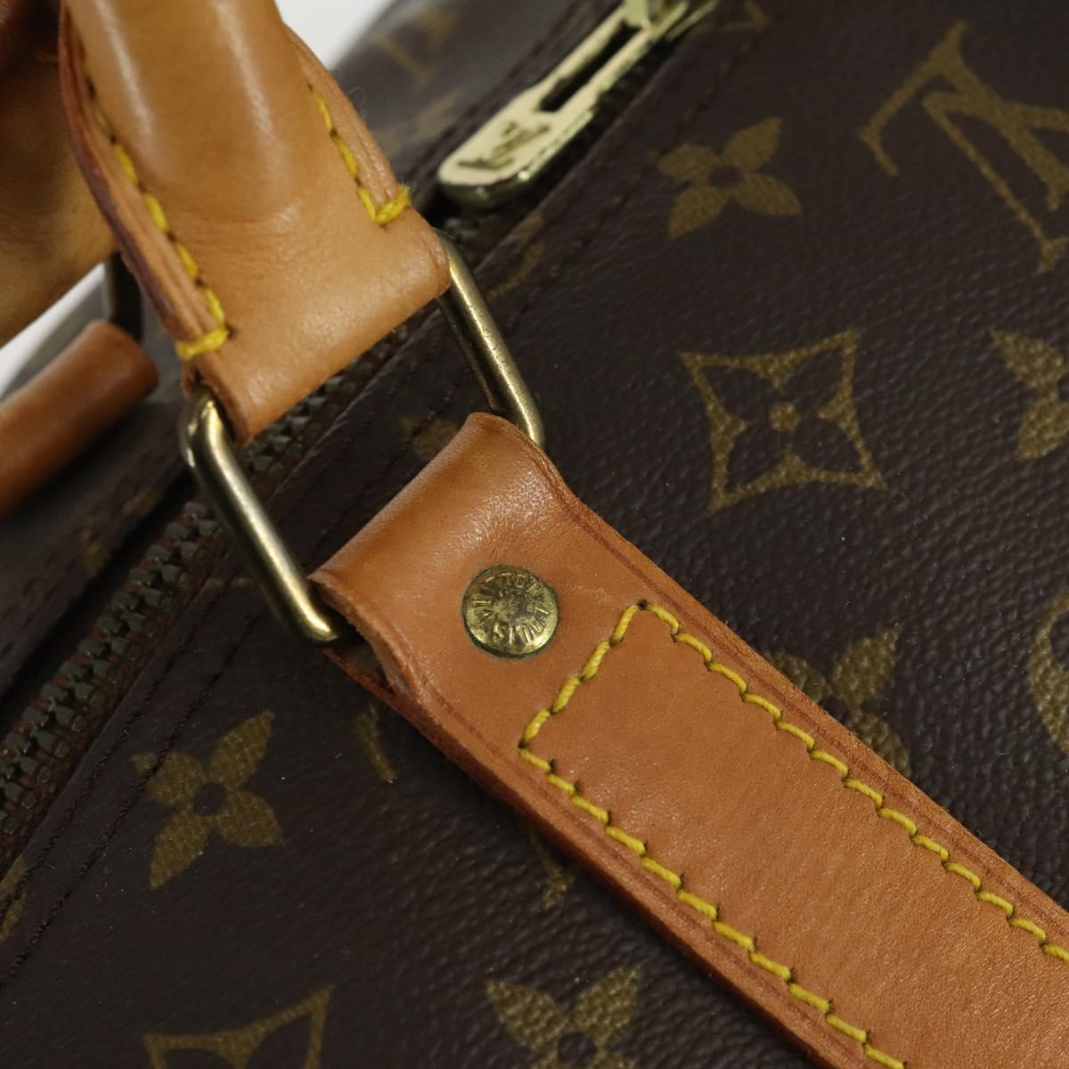 LOUIS VUITTON Monogram Keepall 60 Boston Bag M41422 LV Auth am10374