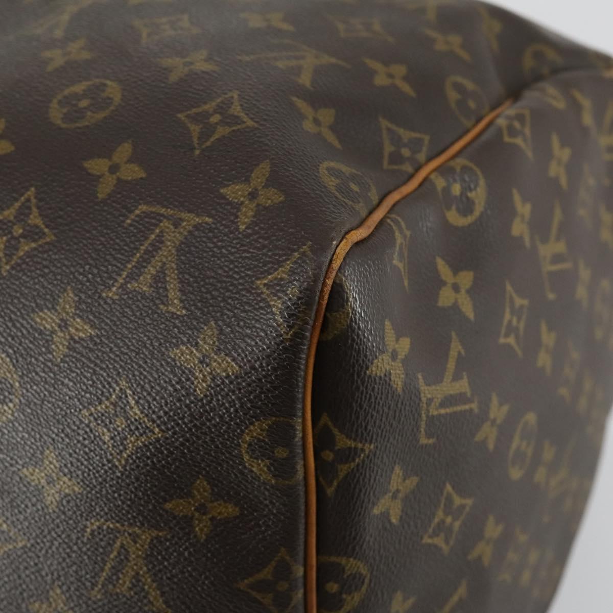 LOUIS VUITTON Monogram Keepall 55 Boston Bag M41424 LV Auth am10375