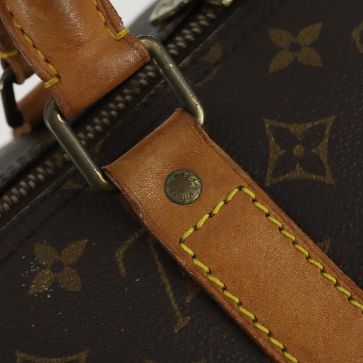 LOUIS VUITTON Monogram Keepall 55 Boston Bag M41424 LV Auth am10375