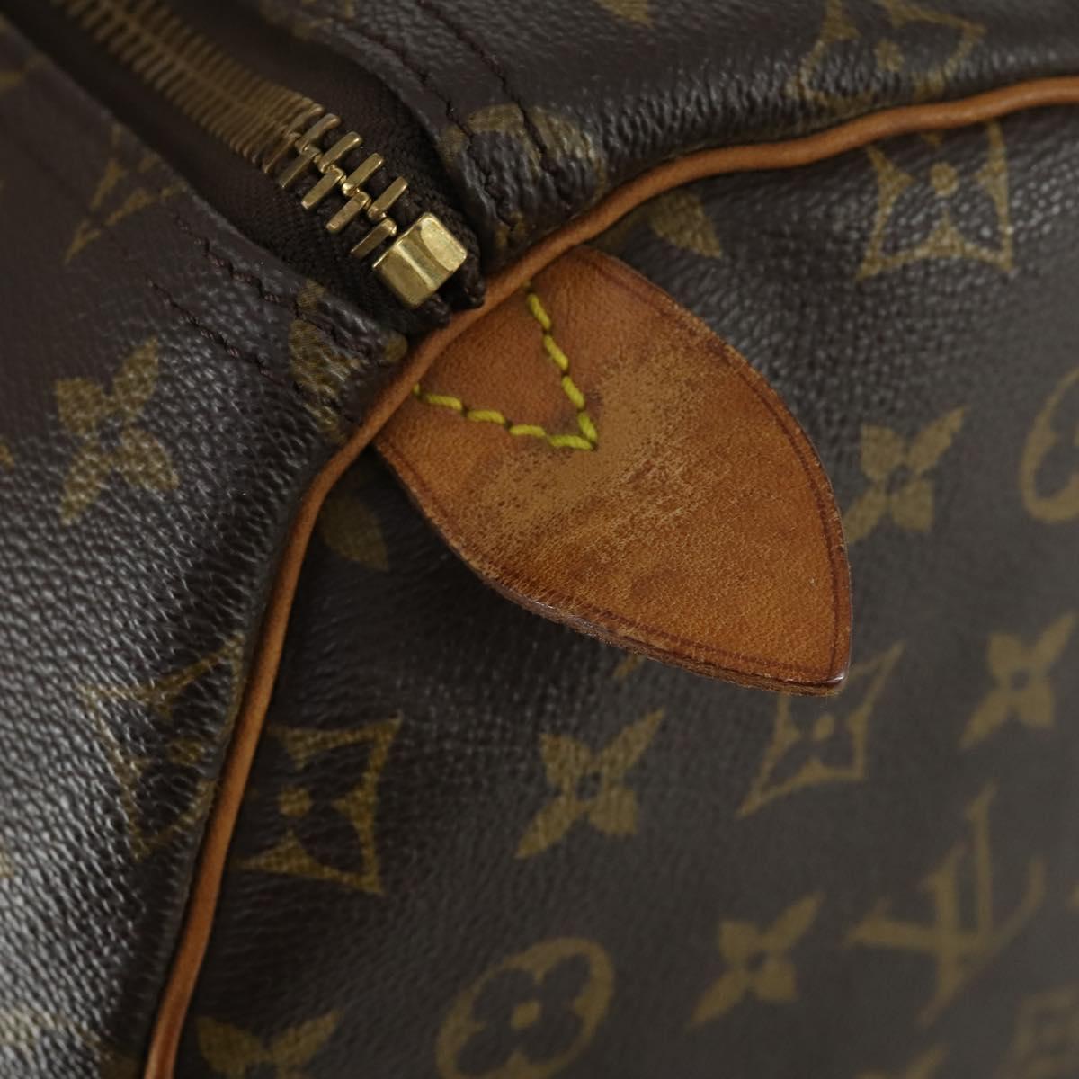 LOUIS VUITTON Monogram Keepall 55 Boston Bag M41424 LV Auth am10375
