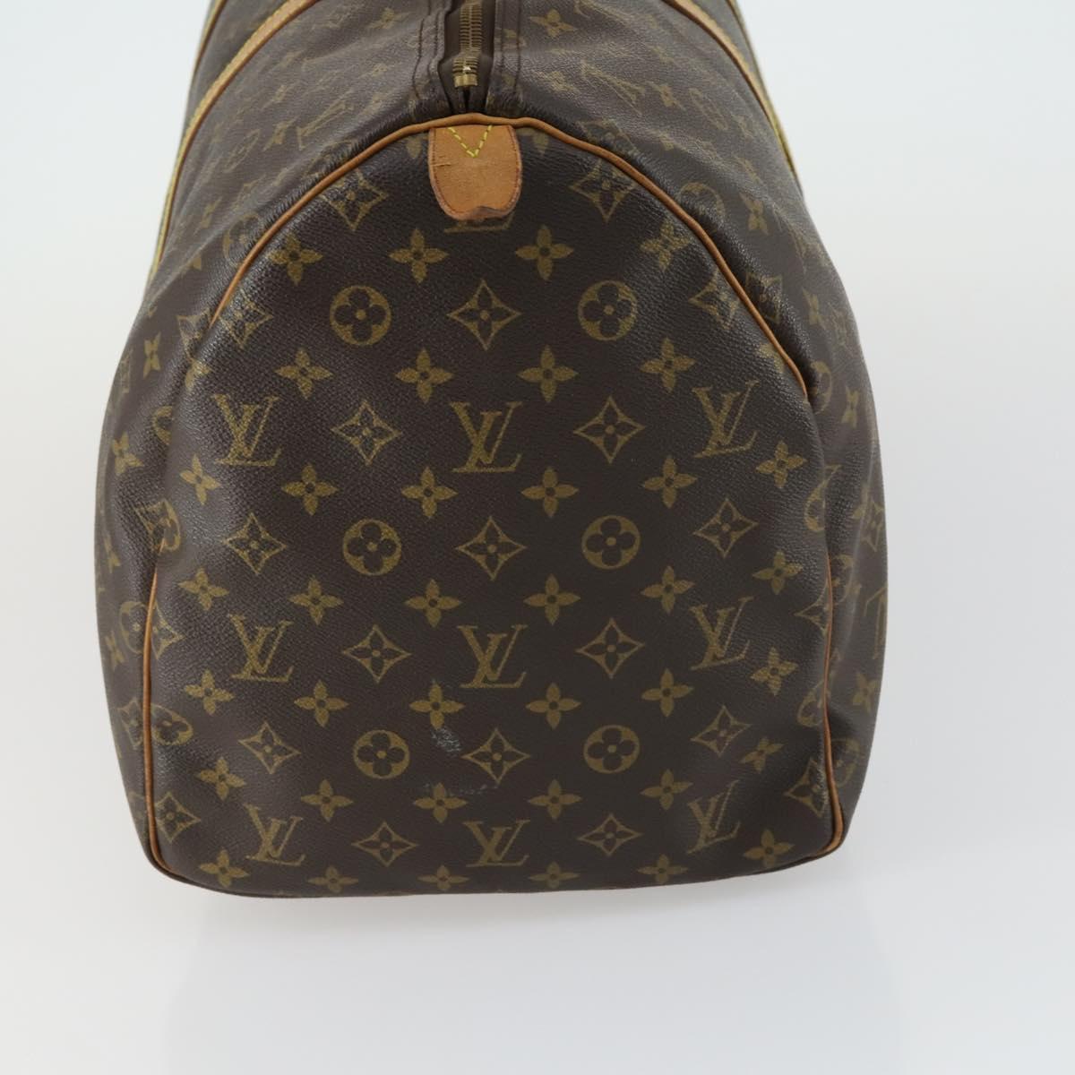 LOUIS VUITTON Monogram Keepall 55 Boston Bag M41424 LV Auth am10375