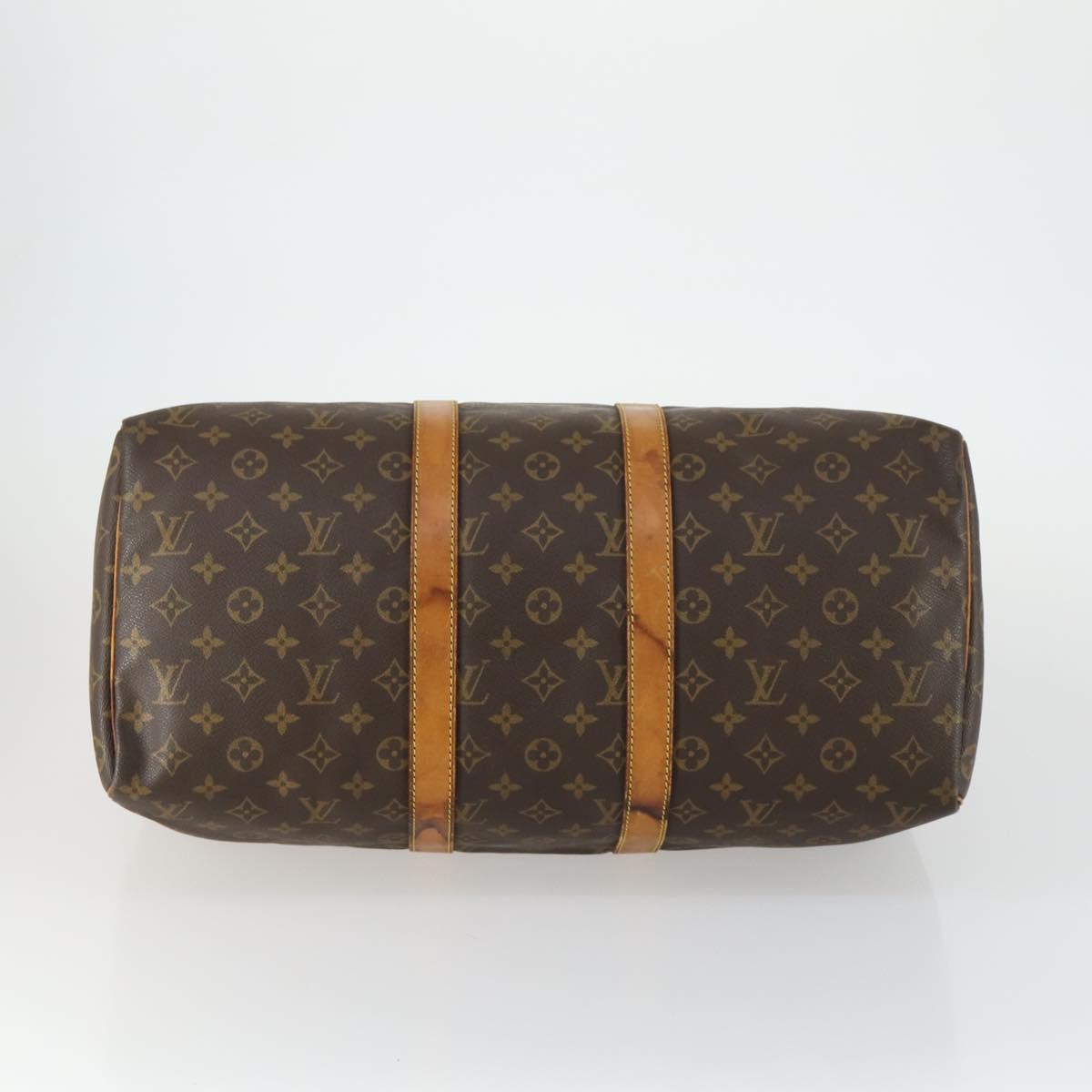 LOUIS VUITTON Monogram Keepall 45 Boston Bag M41428 LV Auth am10376