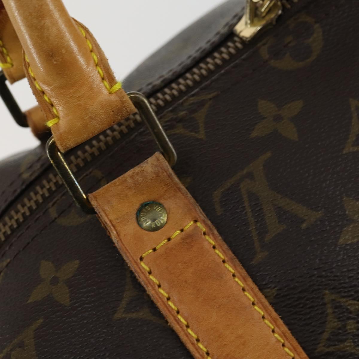 LOUIS VUITTON Monogram Keepall 50 Boston Bag M41426 LV Auth am10378