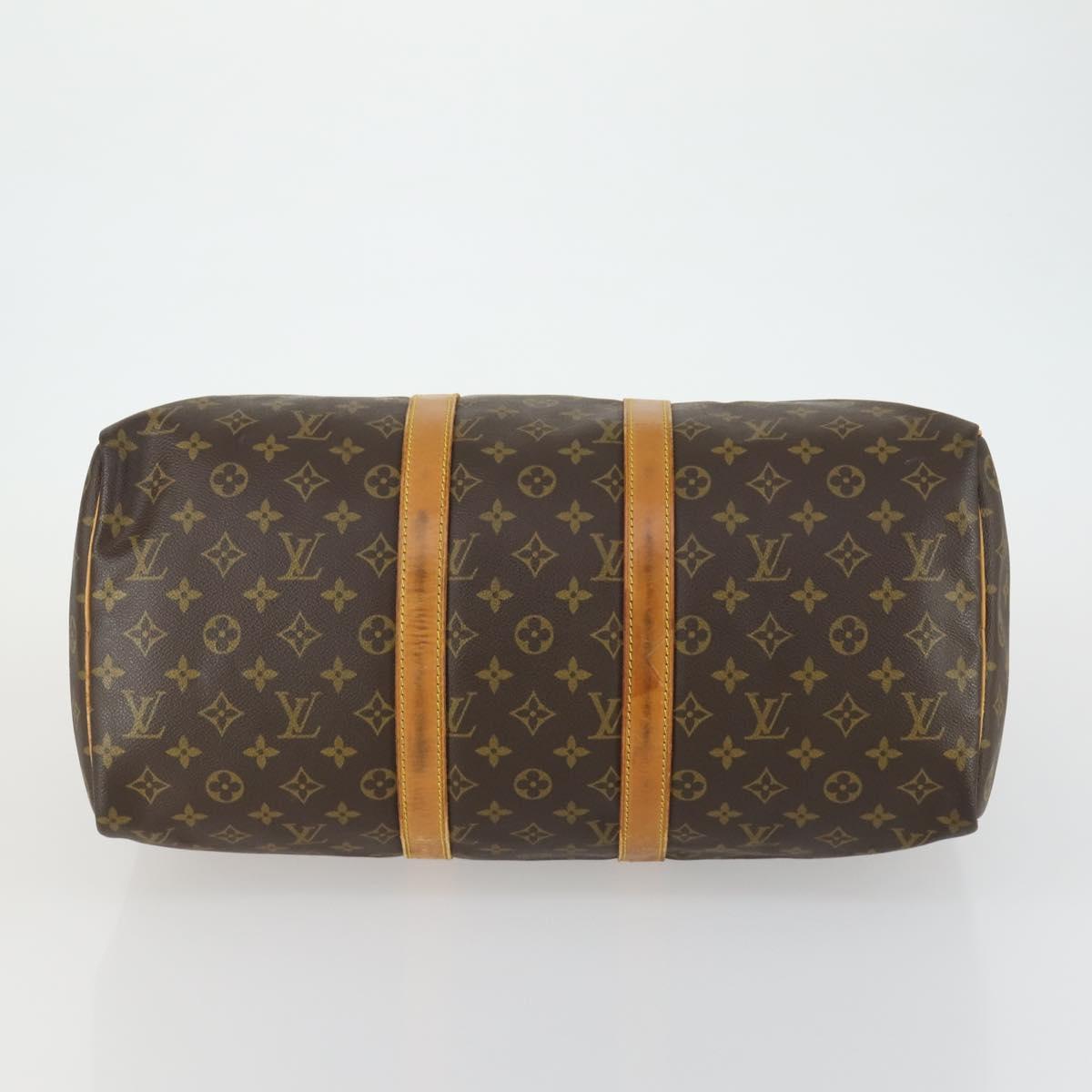 LOUIS VUITTON Monogram Keepall 45 Boston Bag M41428 LV Auth am10380