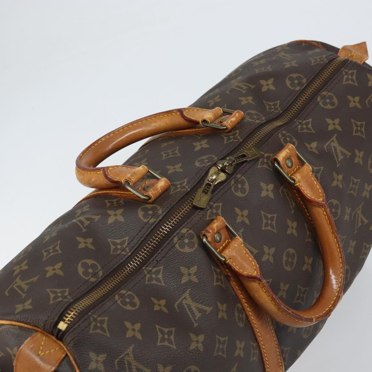 LOUIS VUITTON Monogram Keepall 45 Boston Bag M41428 LV Auth am10382