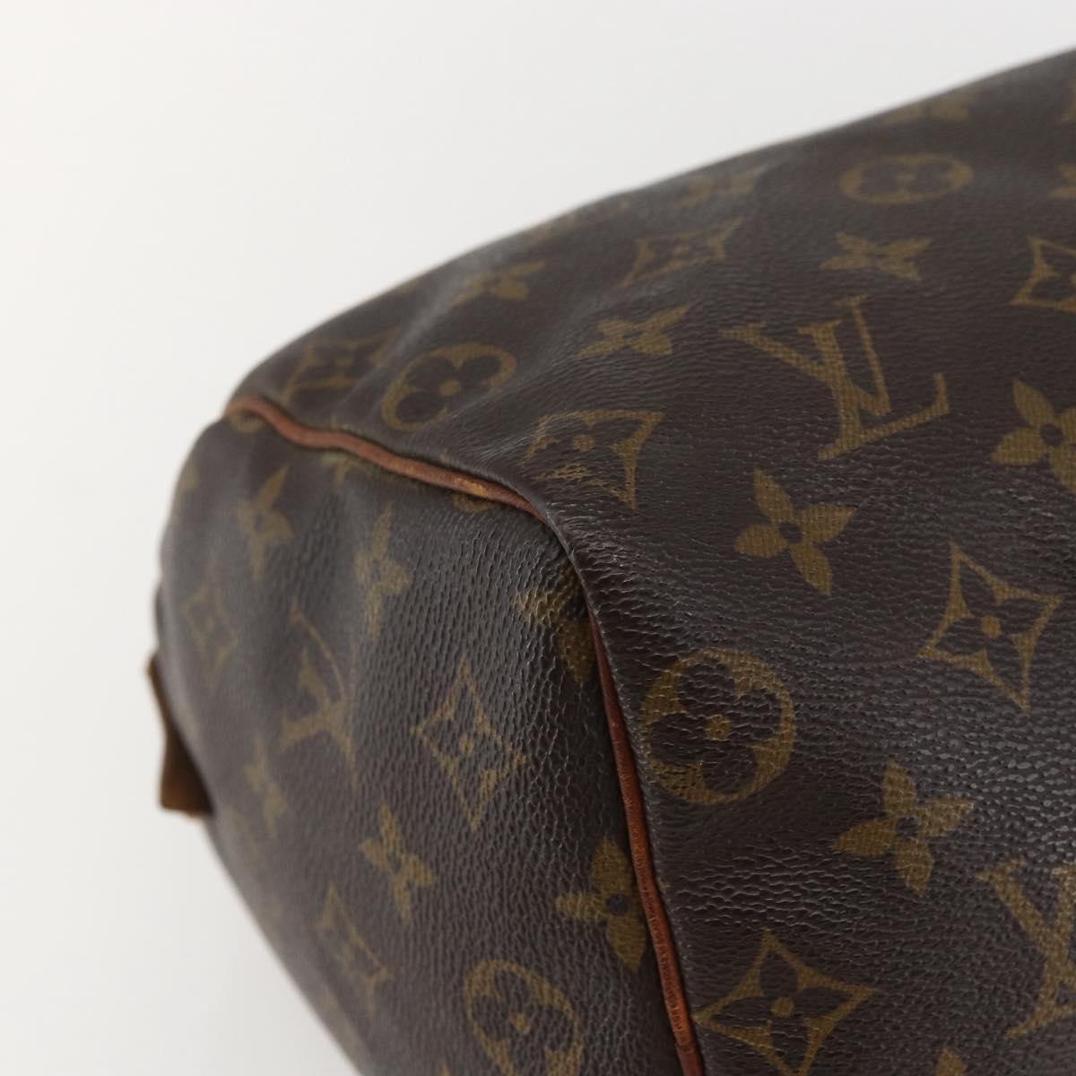LOUIS VUITTON Monogram Speedy 25 Hand Bag M41528 LV Auth am10389