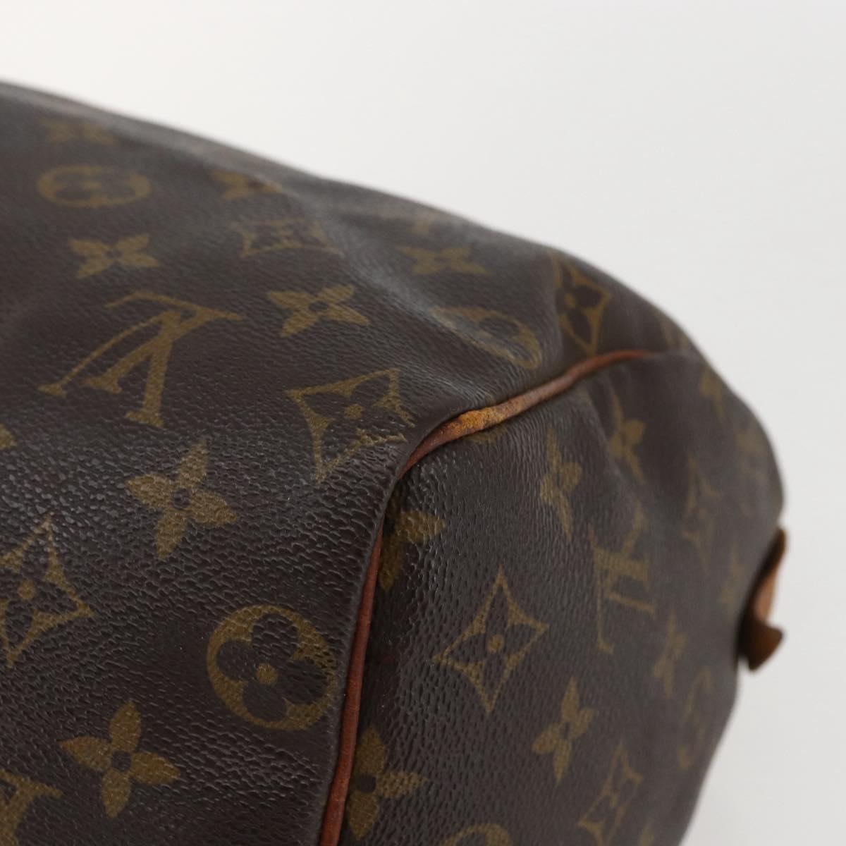 LOUIS VUITTON Monogram Speedy 25 Hand Bag M41528 LV Auth am10389