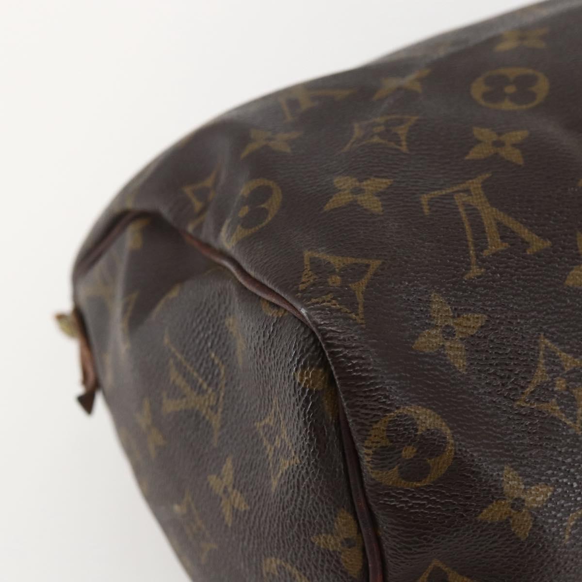 LOUIS VUITTON Monogram Speedy 25 Hand Bag M41528 LV Auth am10389