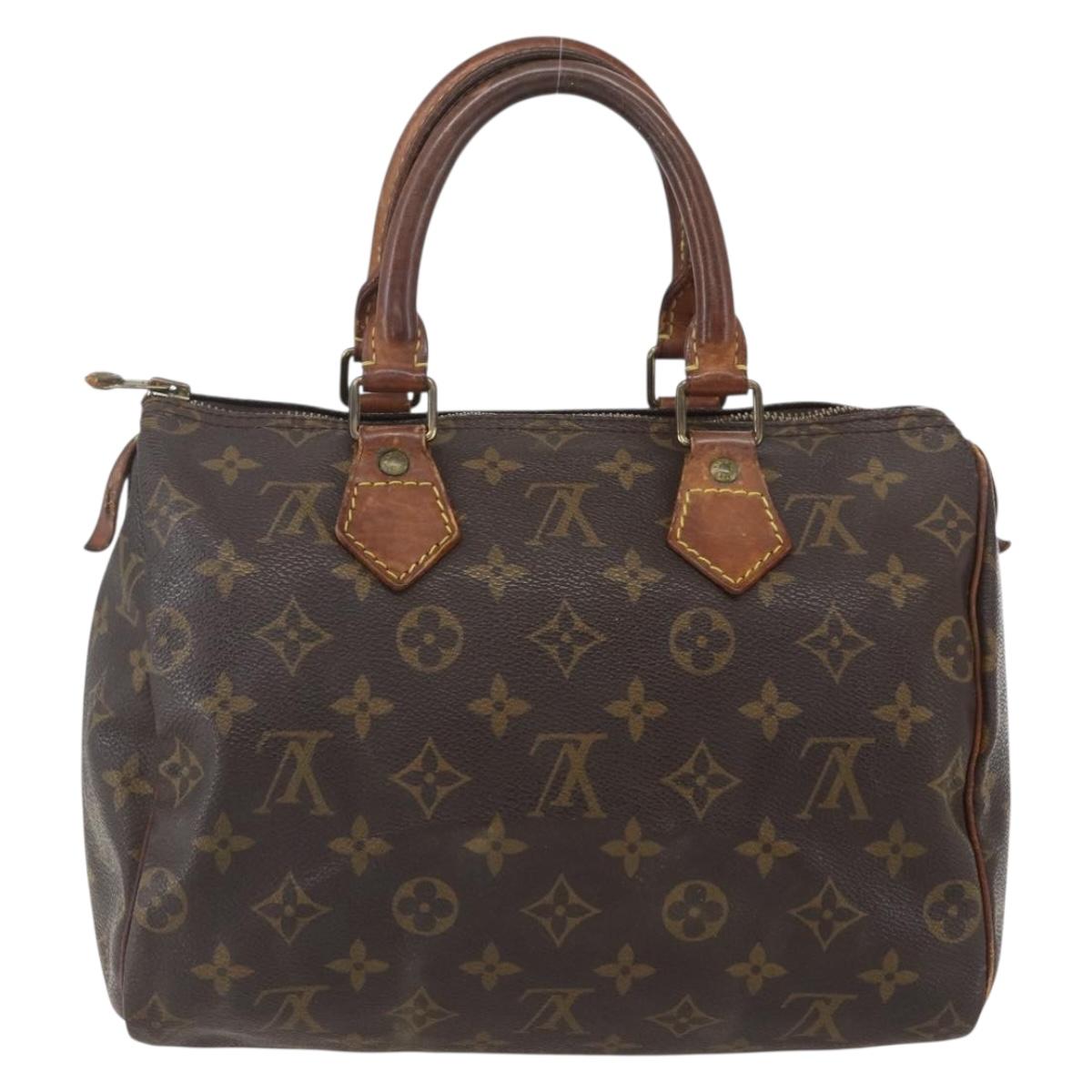 LOUIS VUITTON Monogram Speedy 25 Hand Bag M41528 LV Auth am10389