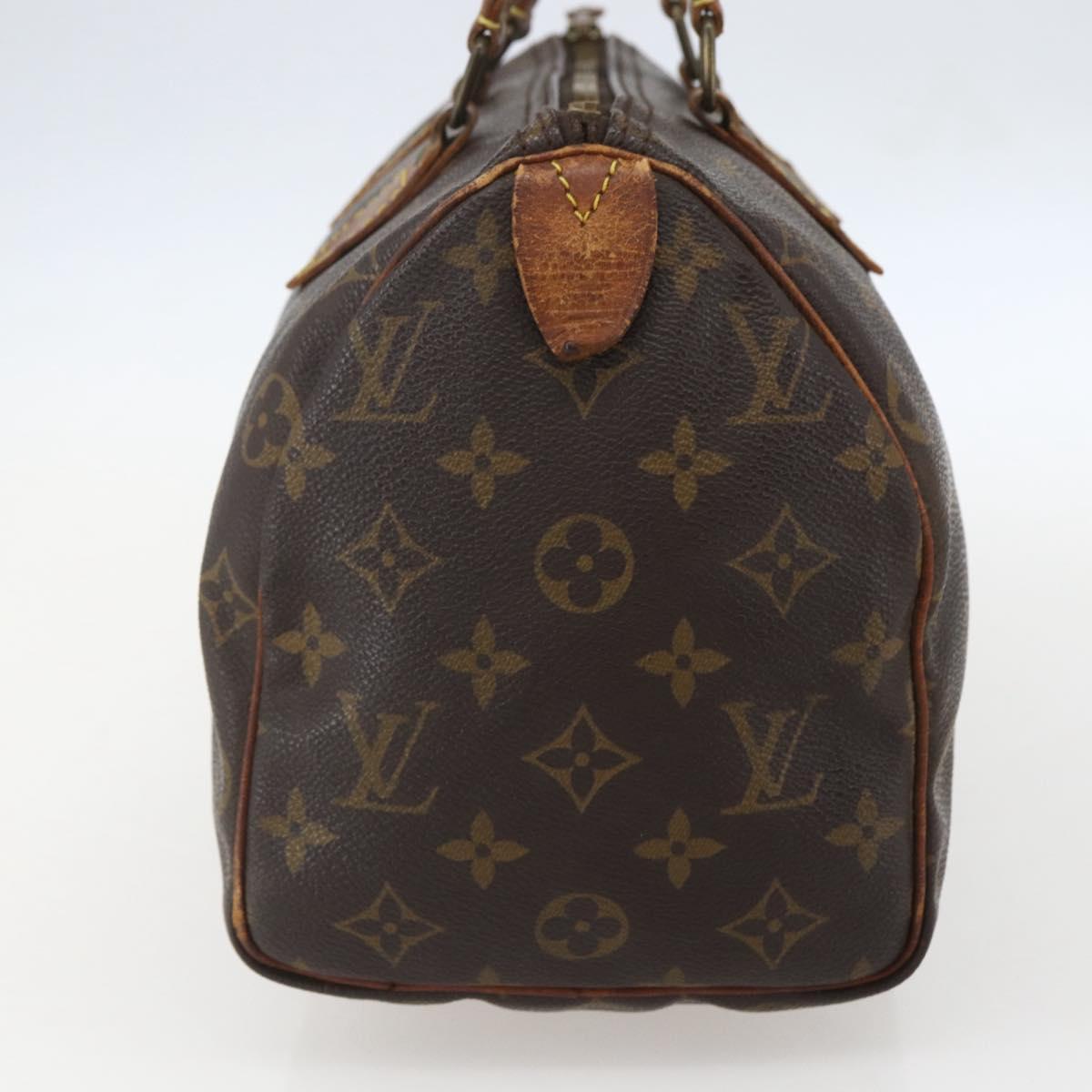 LOUIS VUITTON Monogram Speedy 25 Hand Bag M41528 LV Auth am10389