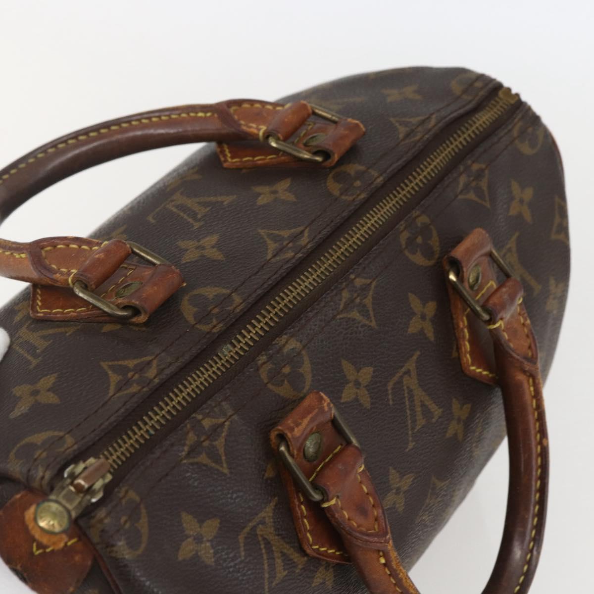 LOUIS VUITTON Monogram Speedy 25 Hand Bag M41528 LV Auth am10389