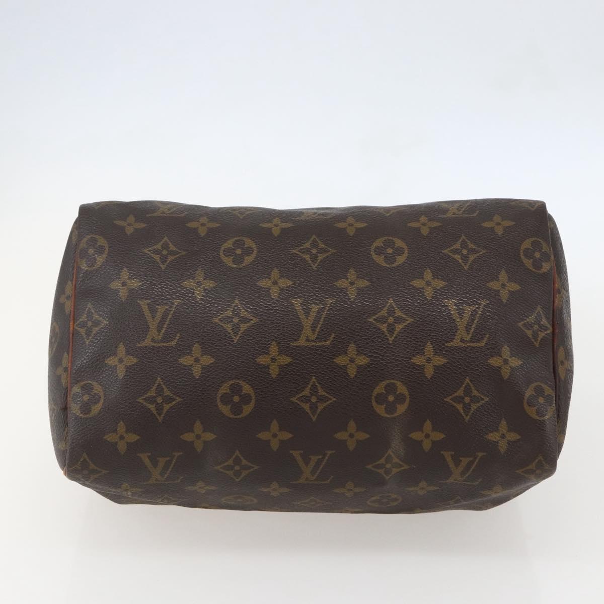 LOUIS VUITTON Monogram Speedy 25 Hand Bag M41528 LV Auth am10389