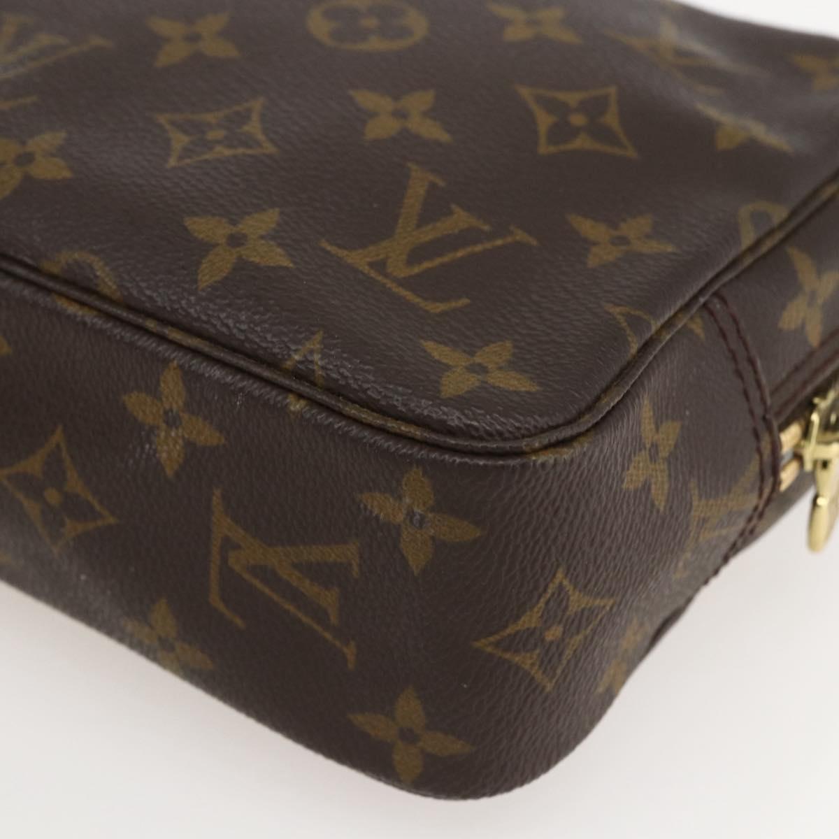 LOUIS VUITTON Monogram Trousse Toilette 23 Clutch Bag M47524 LV Auth am10394