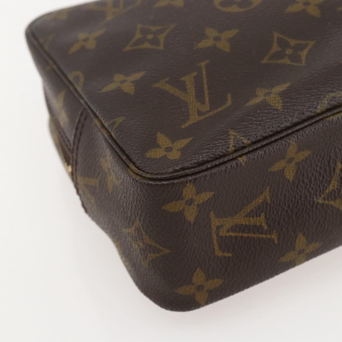 LOUIS VUITTON Monogram Trousse Toilette 23 Clutch Bag M47524 LV Auth am10394
