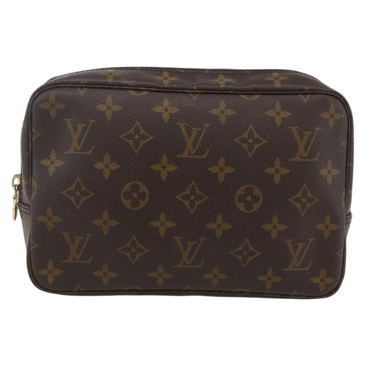 LOUIS VUITTON Monogram Trousse Toilette 23 Clutch Bag M47524 LV Auth am10394