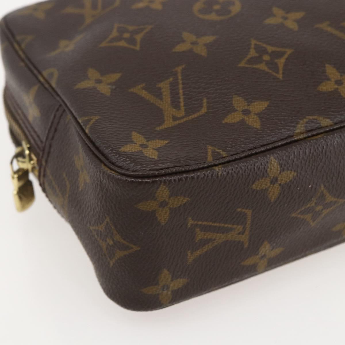 LOUIS VUITTON Monogram Trousse Toilette 23 Clutch Bag M47524 LV Auth am10394