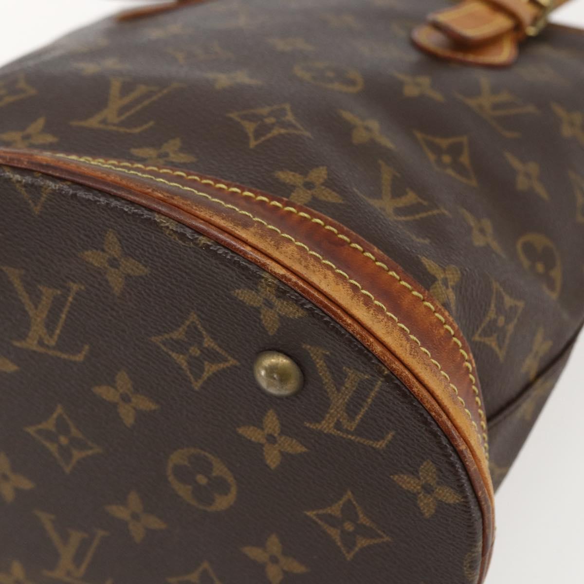LOUIS VUITTON Monogram Bucket PM Shoulder Bag M42238 LV Auth am10400
