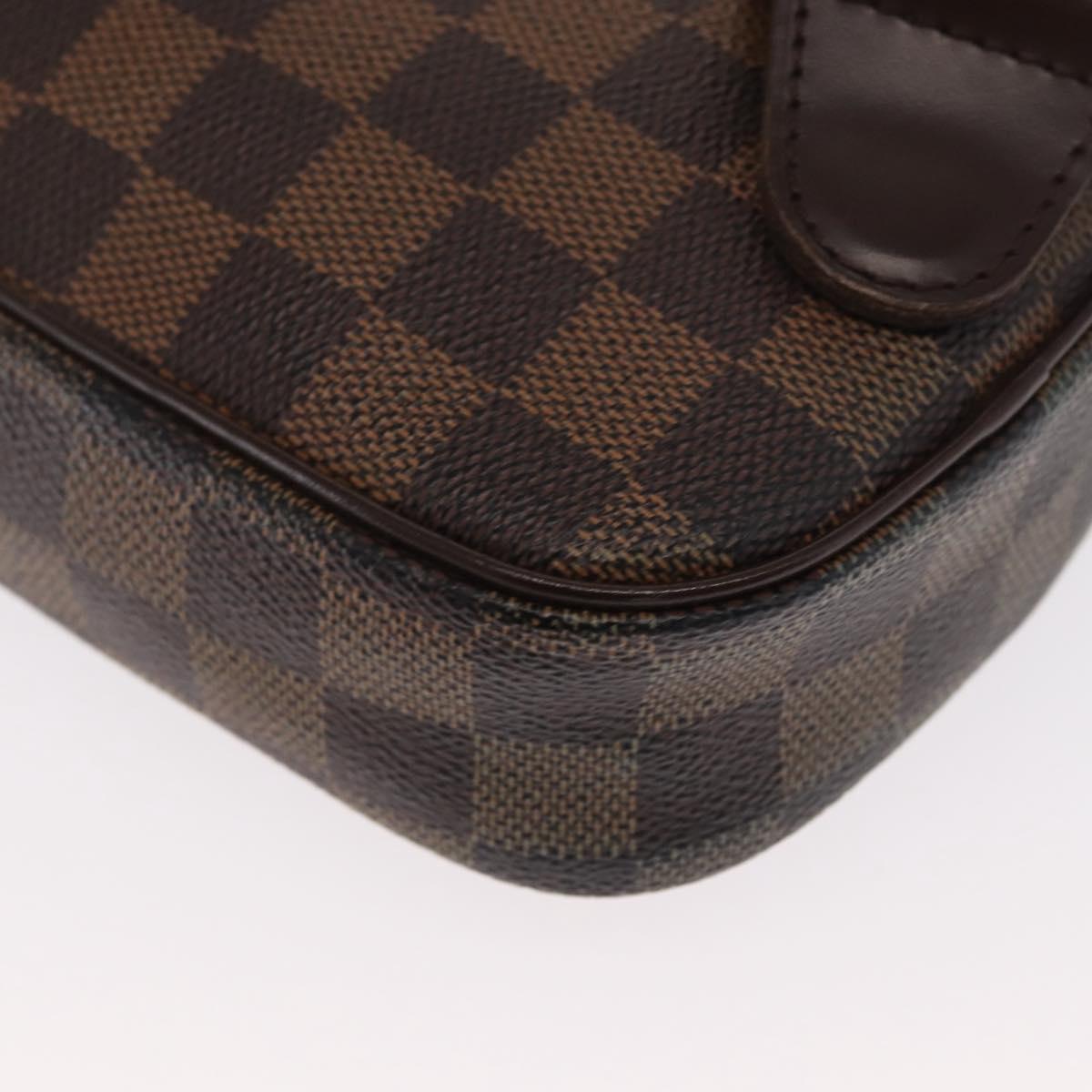 LOUIS VUITTON Damier Ebene Pochette Gange Bag SPO N48048 LV Auth am10401