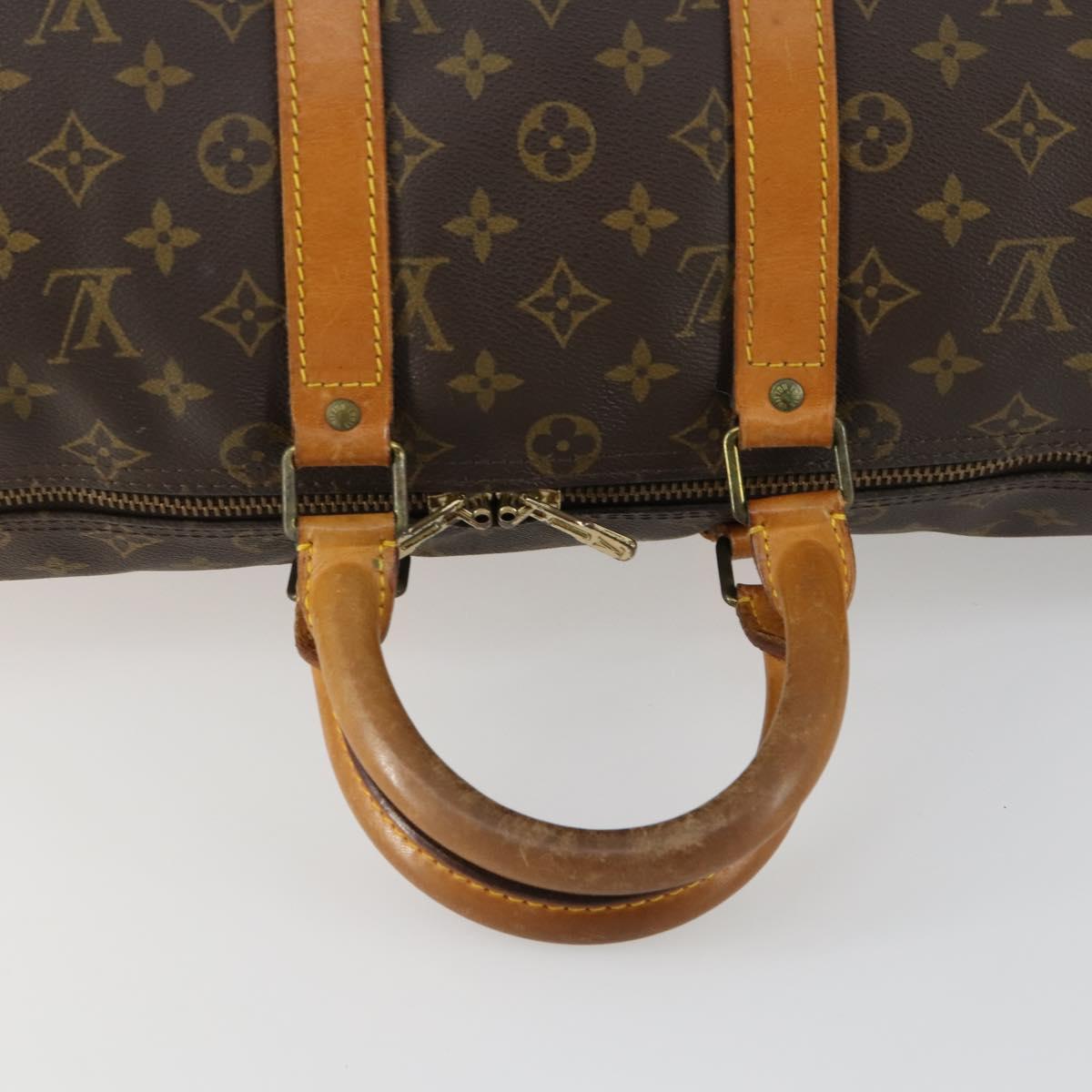 LOUIS VUITTON Monogram Keepall 45 Boston Bag M41428 LV Auth am10404