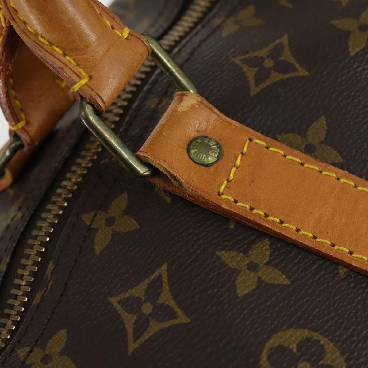 LOUIS VUITTON Monogram Keepall 60 Boston Bag M41422 LV Auth am10407