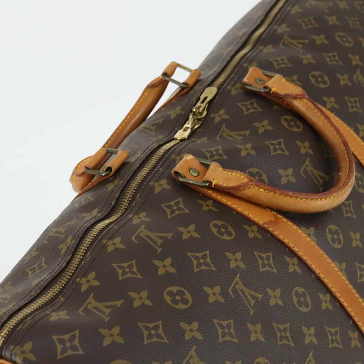 LOUIS VUITTON Monogram Keepall 60 Boston Bag M41422 LV Auth am10407