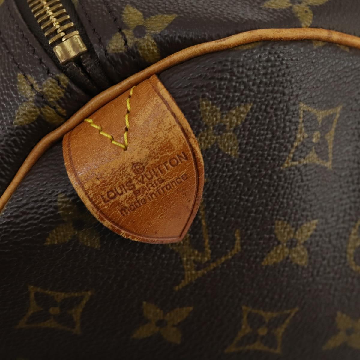 LOUIS VUITTON Monogram Keepall 60 Boston Bag M41422 LV Auth am10408