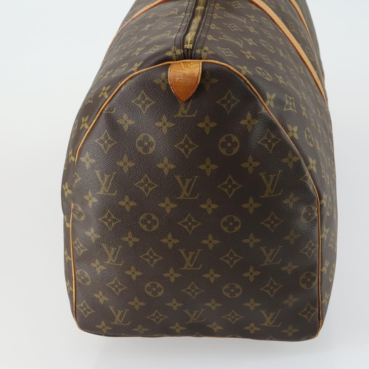 LOUIS VUITTON Monogram Keepall 60 Boston Bag M41422 LV Auth am10408