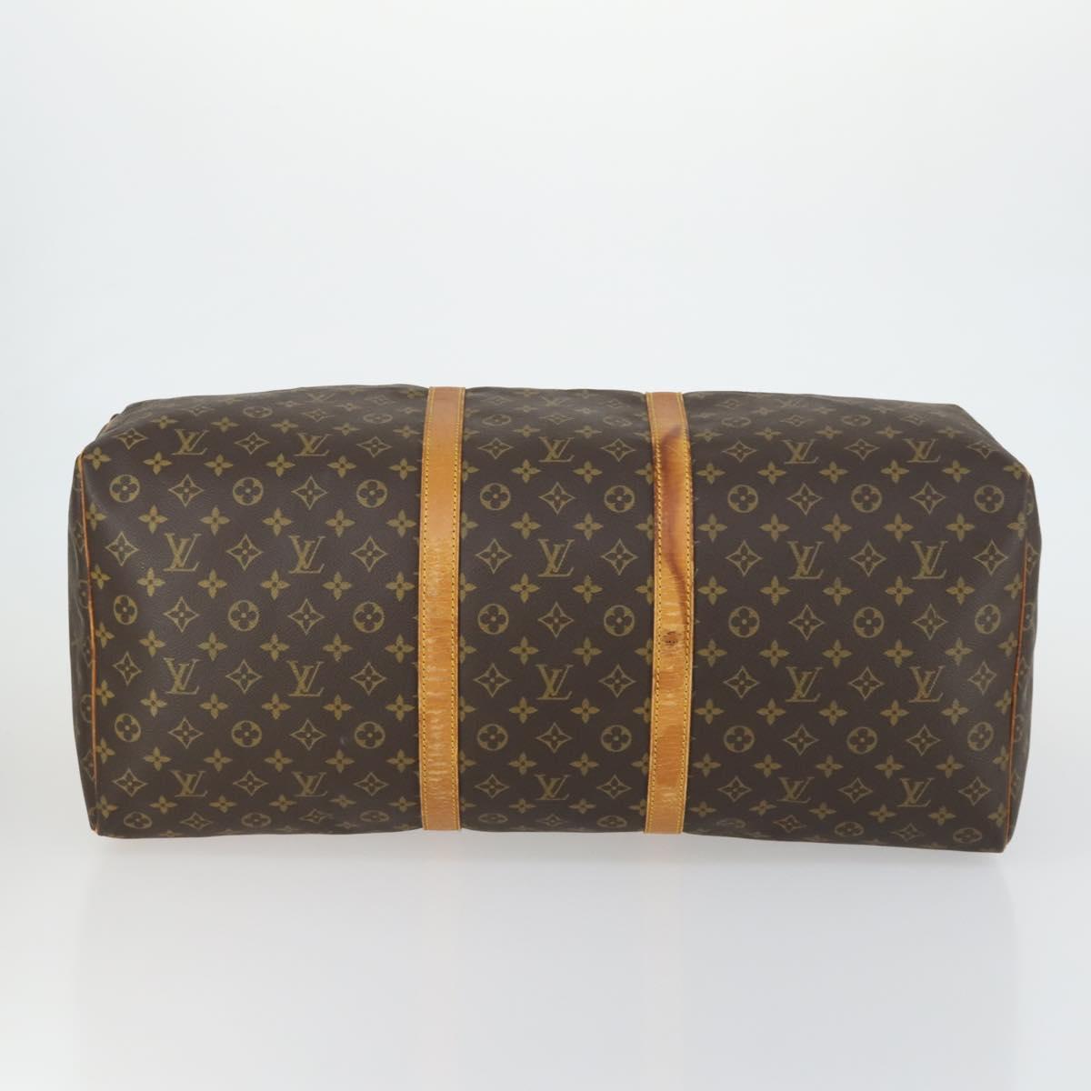 LOUIS VUITTON Monogram Keepall 60 Boston Bag M41422 LV Auth am10408