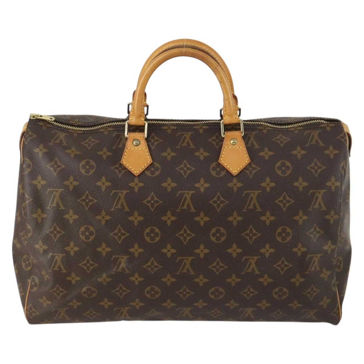 LOUIS VUITTON Monogram Speedy 40 Hand Bag M41522 LV Auth am10410
